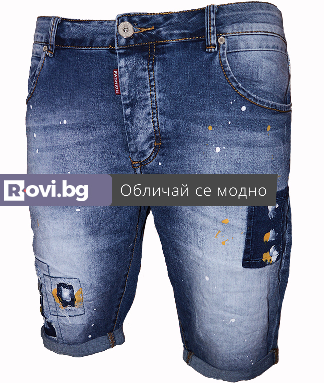 Къси мъжки дънки X06